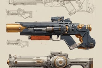 do a weapon concept art for you