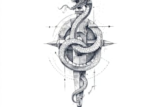 design professional tattoo and custom tattoo