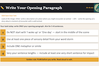 teach gcse english, give resources and revision materials
