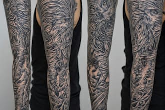 design professional creative tattoo design