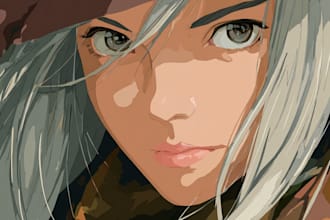draw anime and manga character illustration