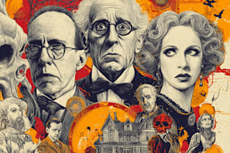 create a typographic movie poster