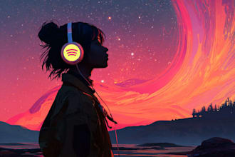 design a unique album cover and cd cover art for spotify and music platforms