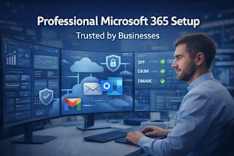 setup microsoft 365 tenant with domain and security