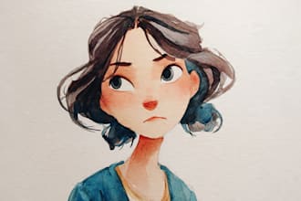 paint watercolor illustration and watercolor art