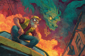 comic book illustration with comic book illustrator