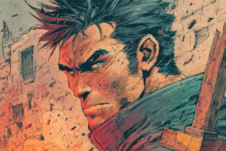 comic book illustration with comic book illustrator