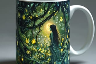 design a mug design or coffee cup design