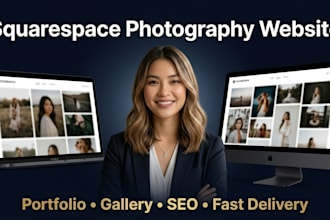 build squarespace photography website, portfolio booking