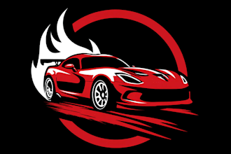 create automobile logo and do 3d vehicle detailing