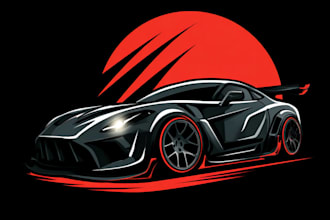 create a high end vehicle wash and auto detailing logo