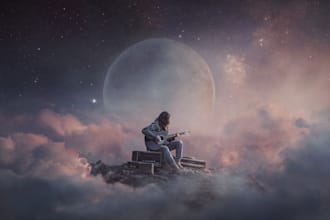 create minimalist album cover design