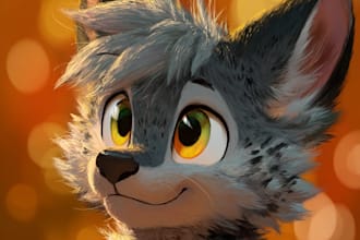 draw you furry and anime art character for you