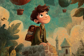 children book illustration and children book illustration