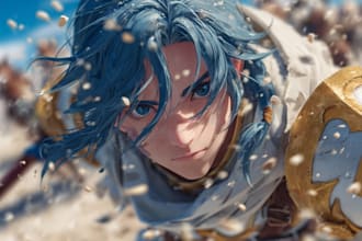 make professional anime character art for games or stories