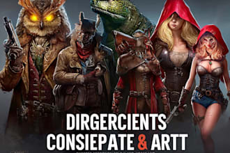 design a concept art character or object