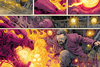 draw comic book illustration graphic novel comic