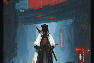 sci fi art, futuristic character, space character, concept art, digital art