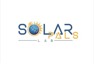 design modern solar energy logo, renewable, green energy branding