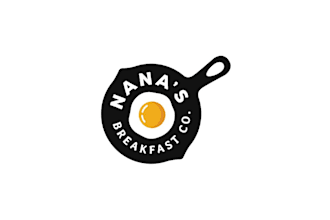 create minimal omelet line art logo for cafe or restaurant