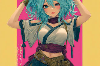 create anime, manga art sfw or nsfw