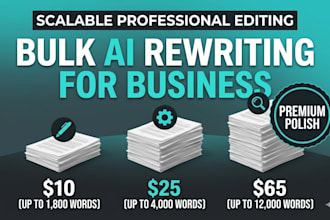manually rewrite and professionally edit your ai content for natural flow