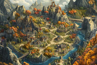 do fantasy map design