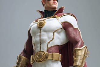 design your superhero or villain in comic style