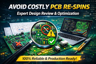 review and fix pcb design before manufacturing and fabrication