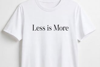 design unique and eyecatching t shirt logo design
