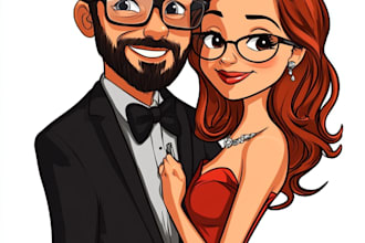 draw a cute caricature