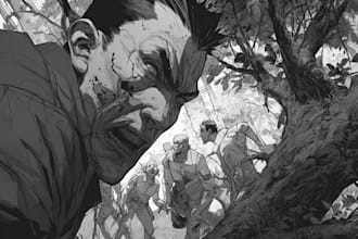 illustrate comic book pages with storytelling and layout