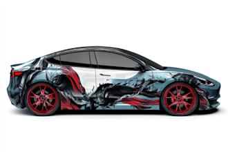 car wrap, truck wrap, van wrap design