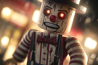 do thumbnail youtube horror creepy scary, ,roblox, minecraft