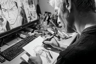 create manga, comic and anime artwork
