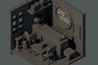 create high quality low poly and high poly 3d models for games