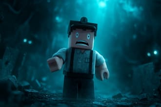 make thumbnail youtube horror creepy scary, minecraft gaming