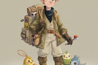 design custom fakemon or pokemon characters
