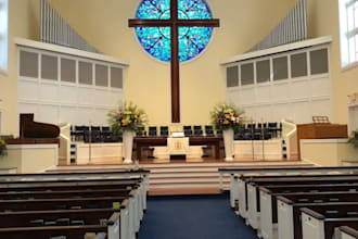 design your 2d, 3d church interior and exterior design with 3d rendering