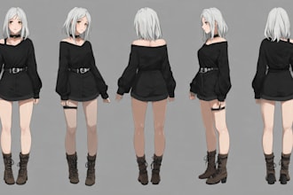do 2d anime character