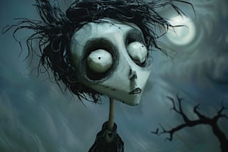 draw you in dont starve, tim burton style