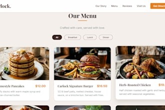 create a SEO website for your restaurant or fashion store