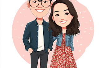design couple portrait wedding portrait