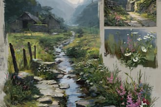 make a breathtaking environmental concept art