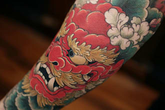 draw amazing japanese oriental tattoo