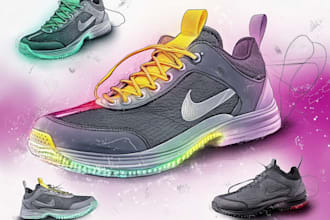 design technical footwear shoe concept