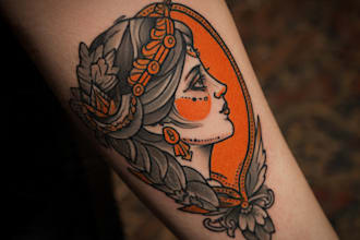 do neo traditional and oldschool tattoo designs
