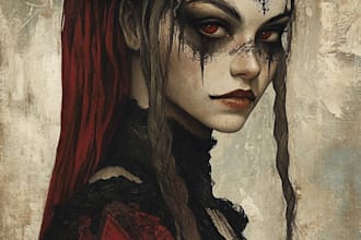 do horror character design
