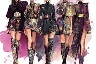 create clothing tech pack for fashion design