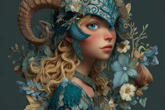 design fantasy character illustration